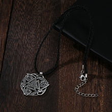 将图片加载到图库查看器，2021New Valknut Pendant Silver Viking Jewelry Norse Mythology Jewelry Valknut Jewelry Scandinavian Pendant Viking Valknut Amulet
