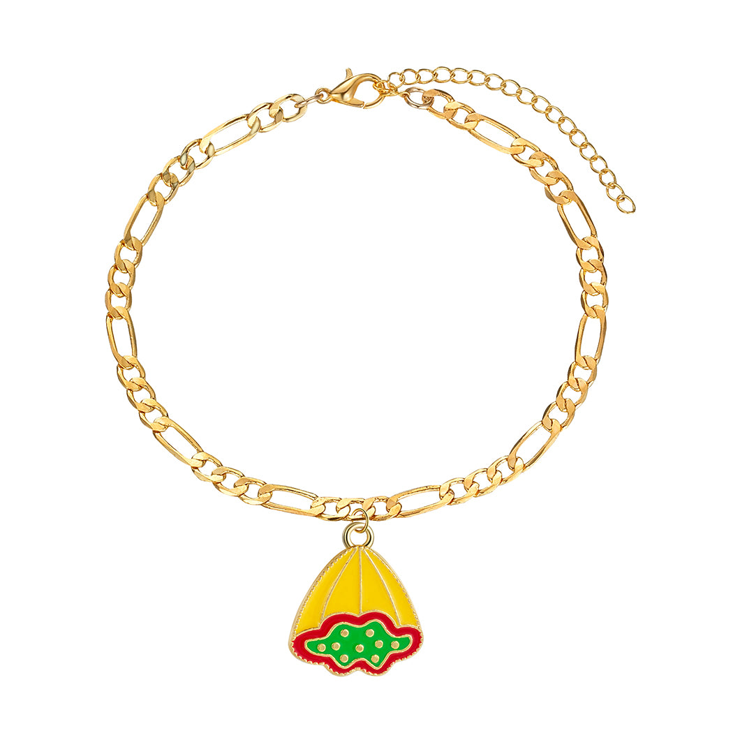 Multi-color Enamel Charm Bracelets Knuckle Chain Bangles for Women Fashion Jewelry Pulseiras Summer Bijoux Wholesale